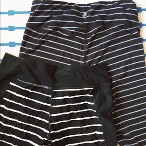 Nike and Athleta crop work out leggings